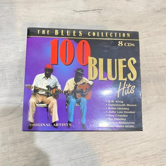 The Blues Collection Box Set 8CDs 100 Blues  Hits Music - Picture 1 of 15